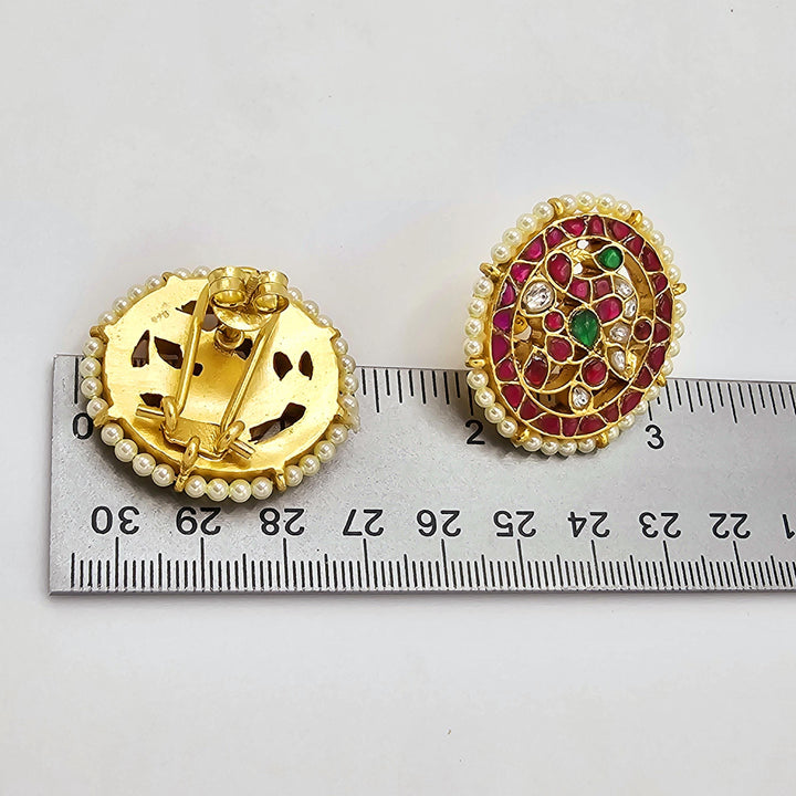 Jadau Kundan studs