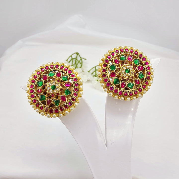 92.5 Silver Kundan studs