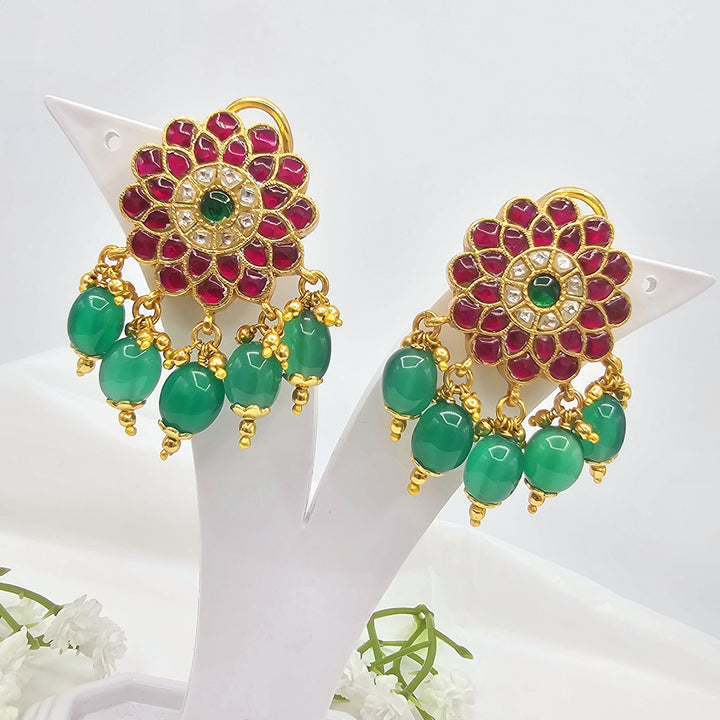 Partywear Silver earring