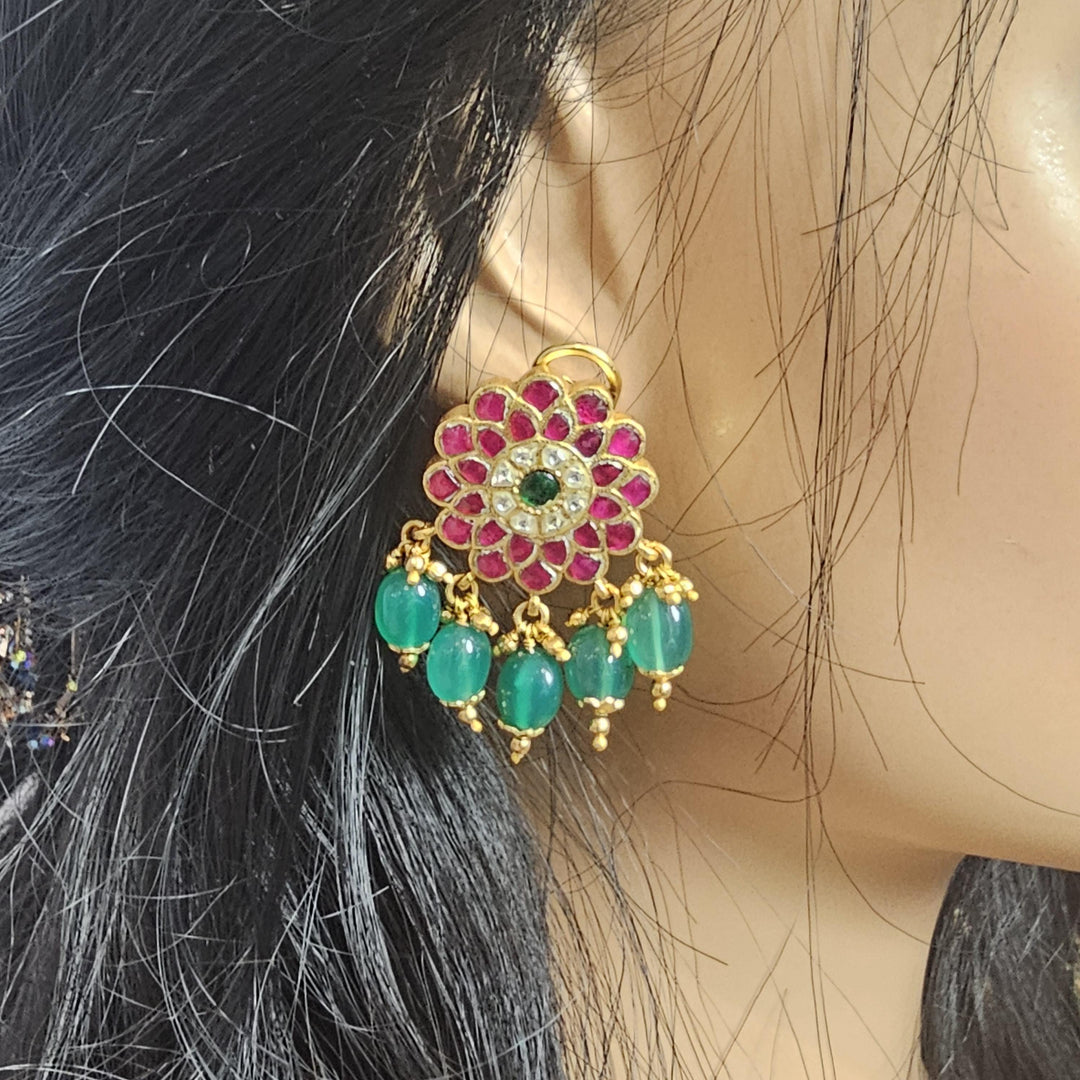 Partywear Silver earring