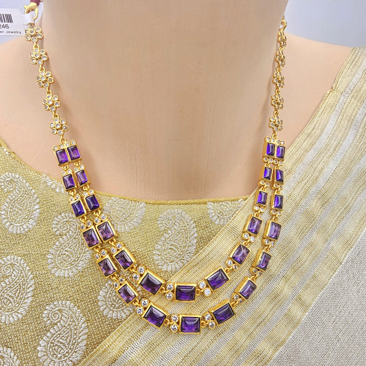 Silver Amethyst necklace