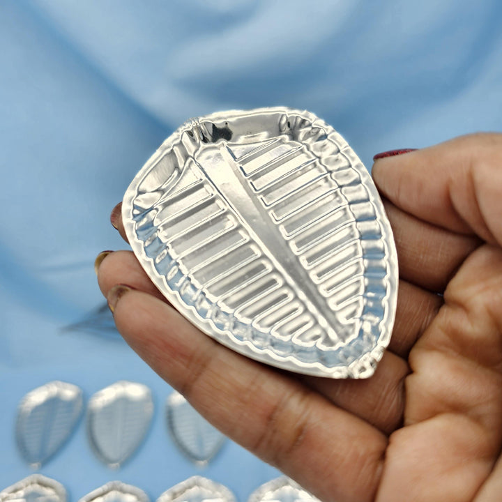 Silver small banana plate