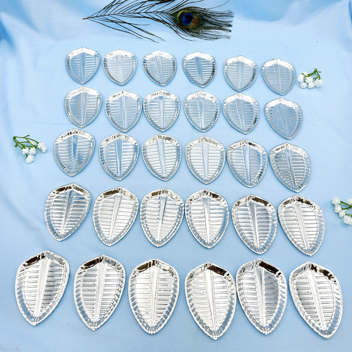 Silver small banana plate
