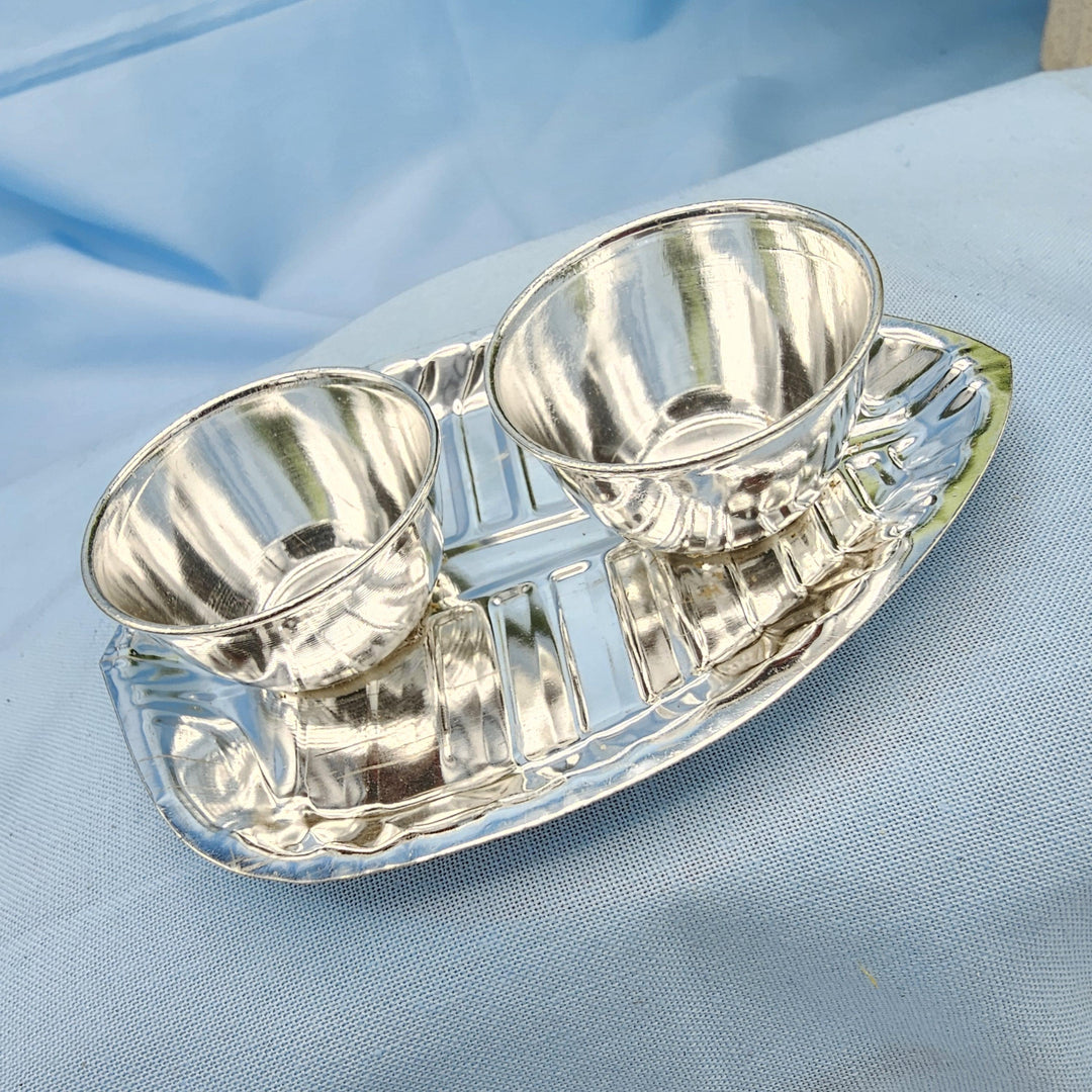 Silver Banana plant 2 bowls