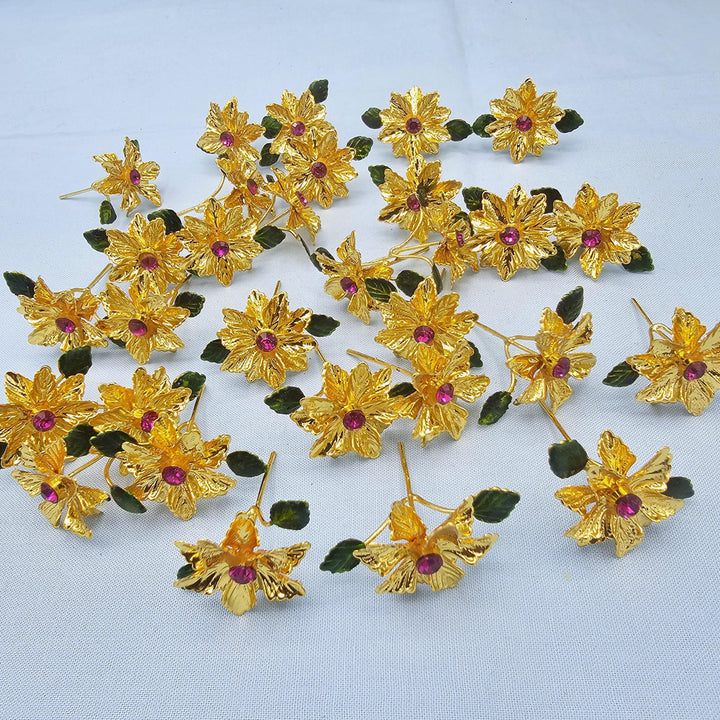 Pure Silver Pooja flowers