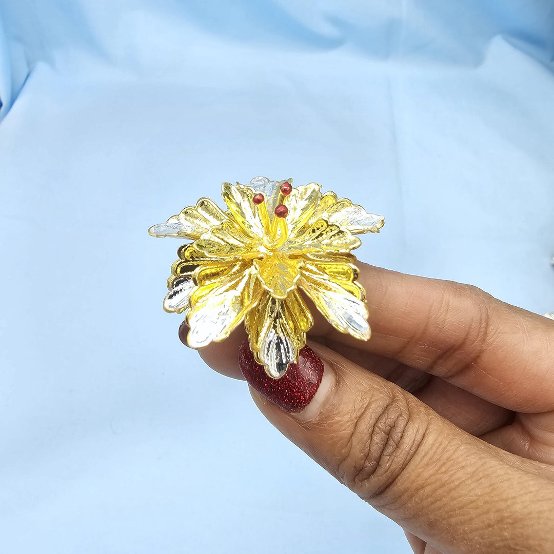 Silver Pooja flowers