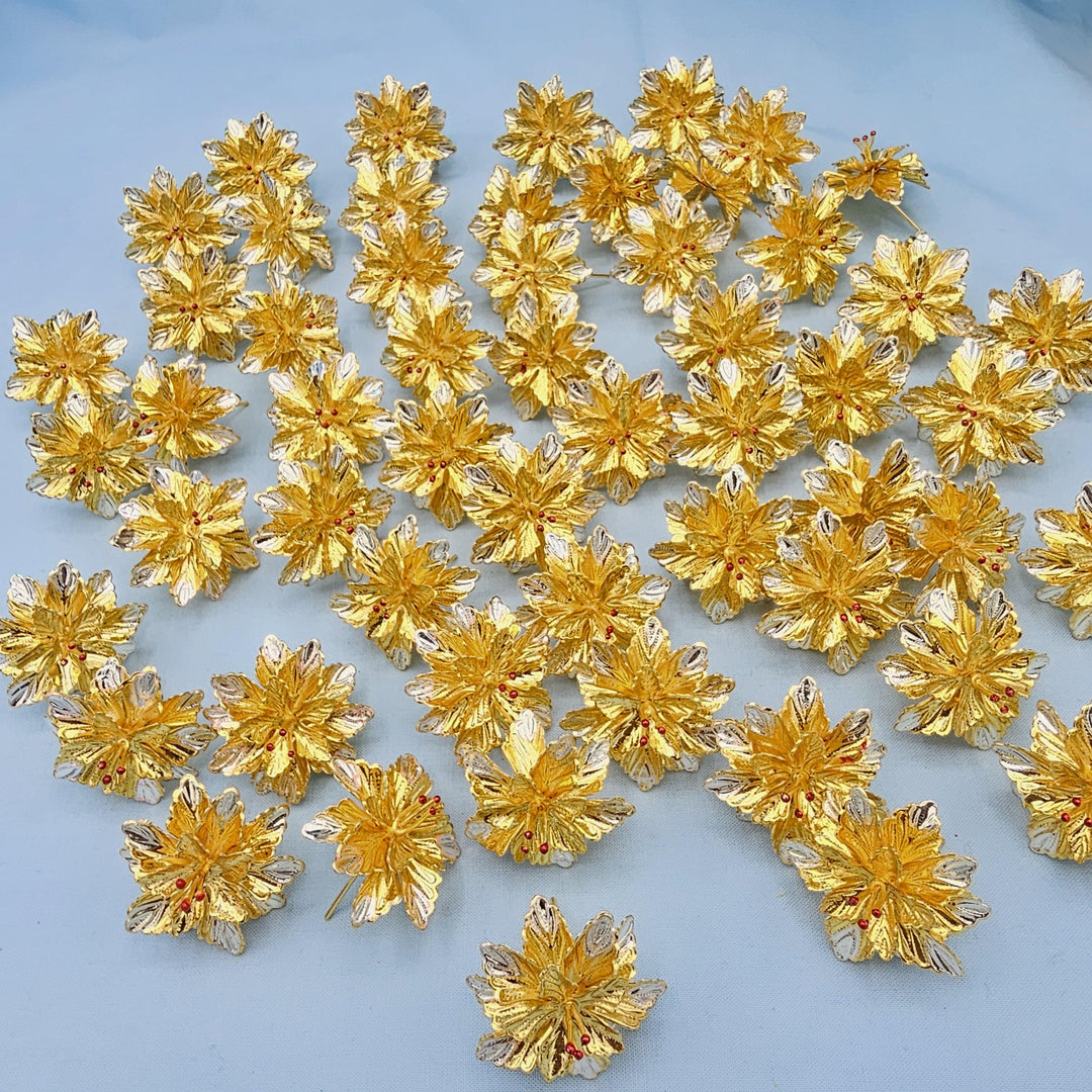 Silver Pooja flowers