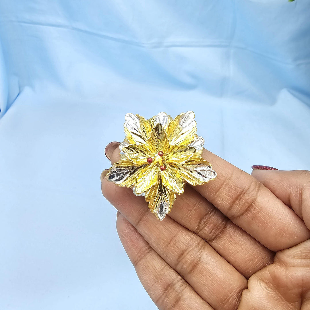 Silver Pooja flowers