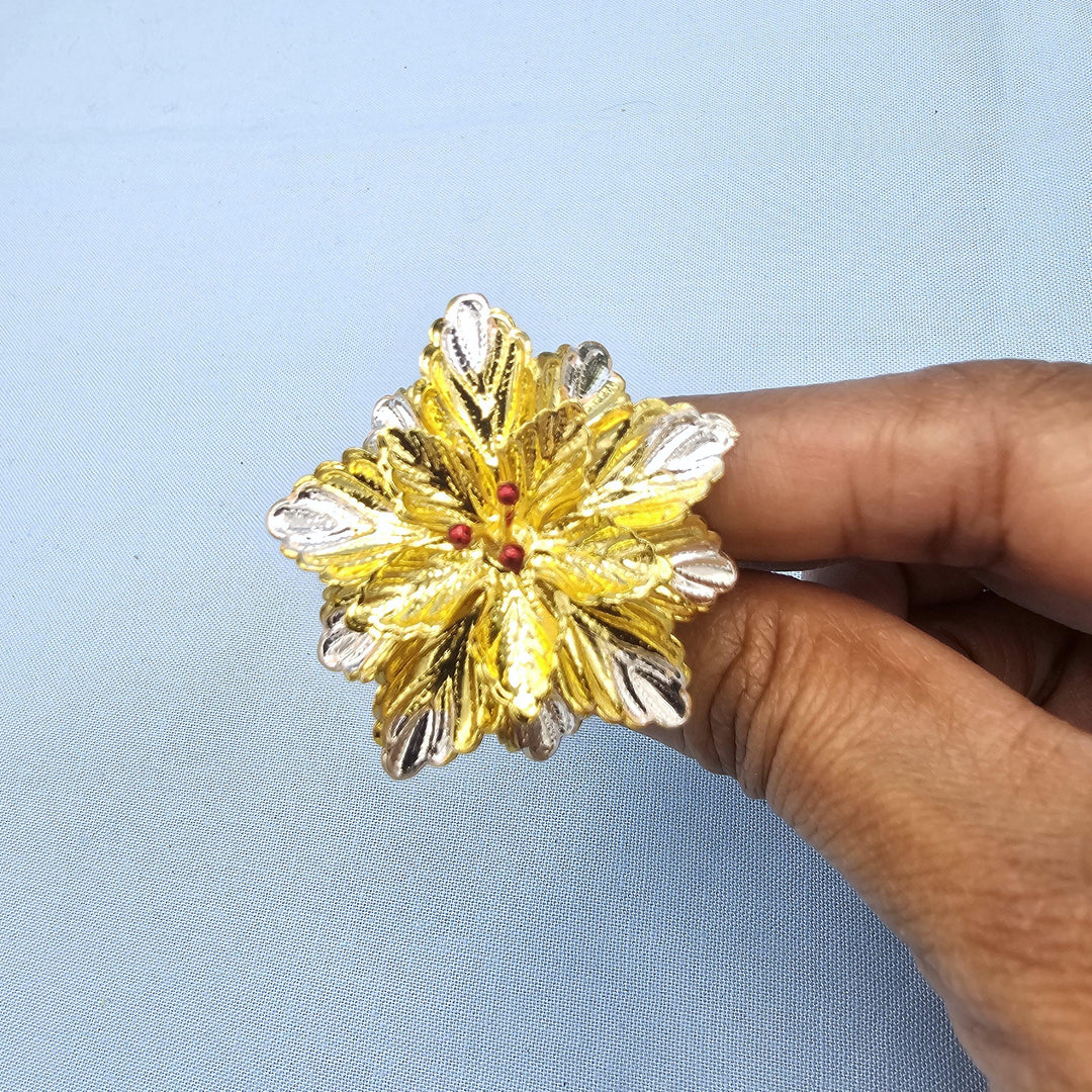 Silver Pooja flowers