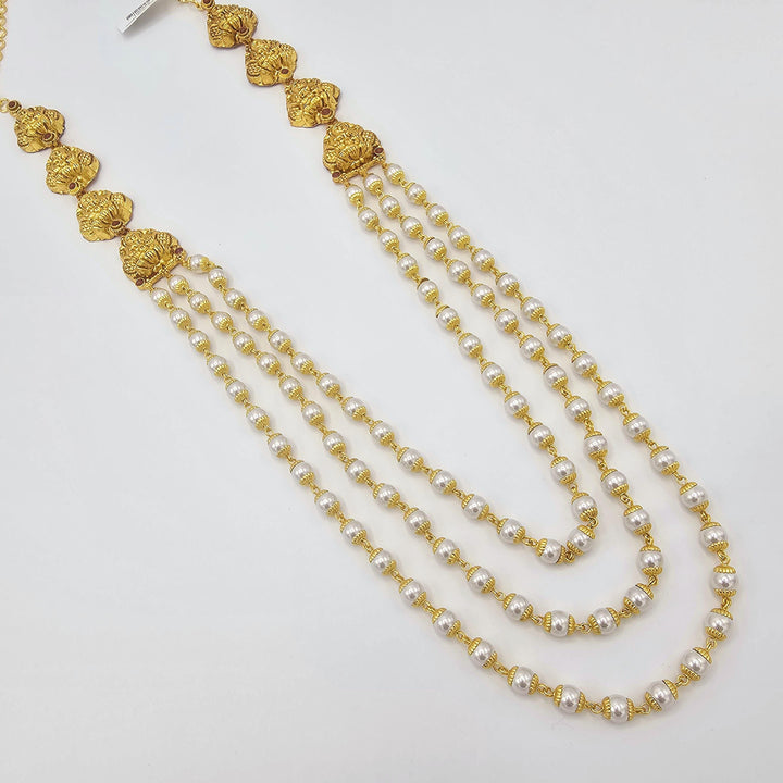 3 layer nakshi necklace