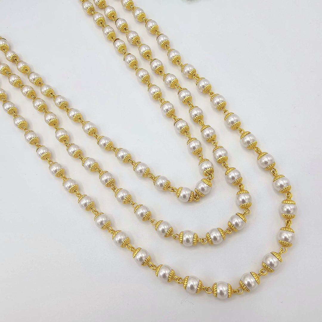 3 layer nakshi necklace