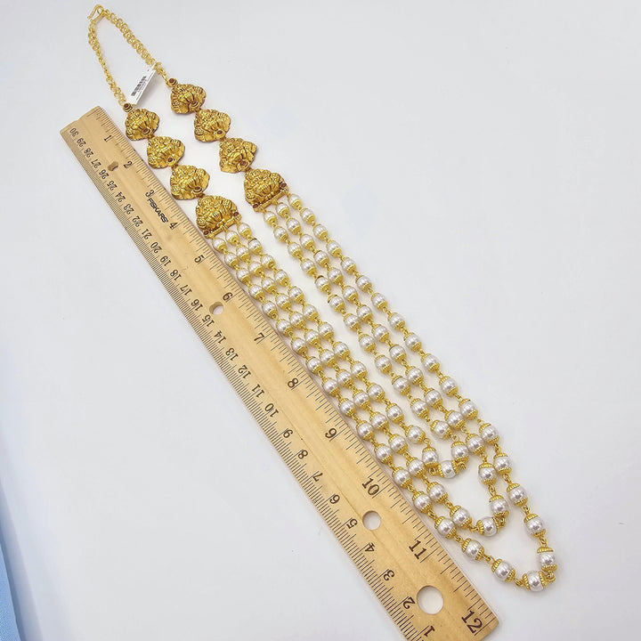 3 layer nakshi necklace