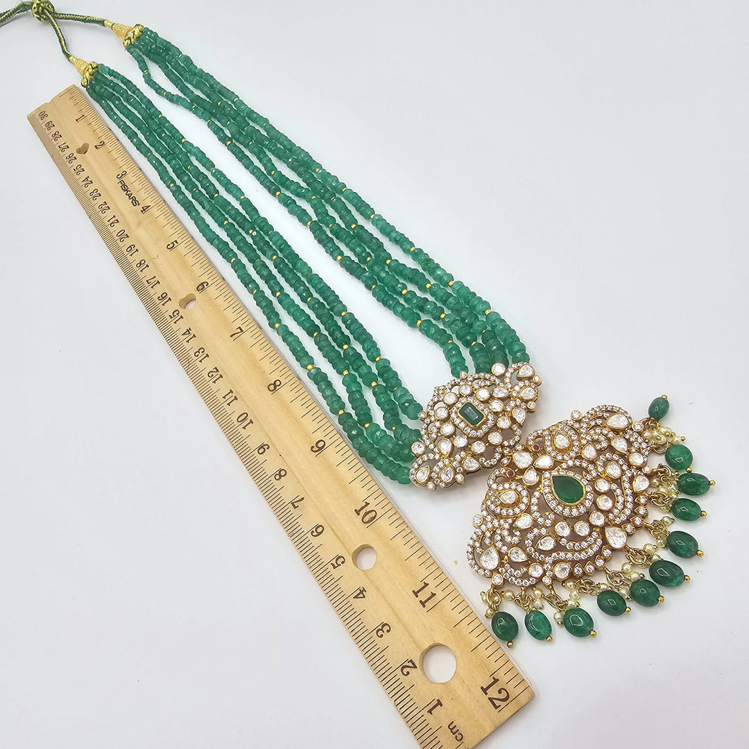 Victorian moissanite necklace