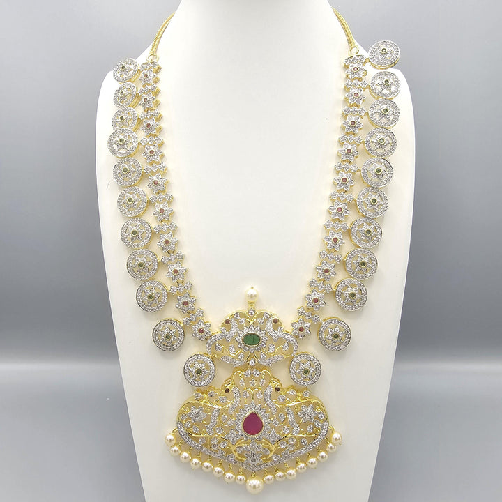 Silver bottu Mala necklace