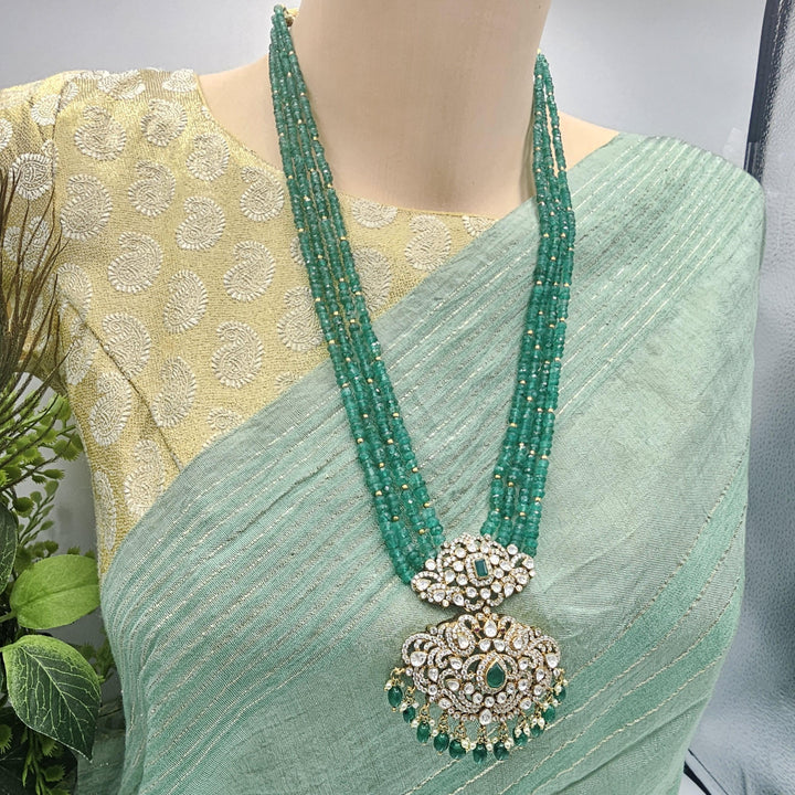 Victorian moissanite necklace