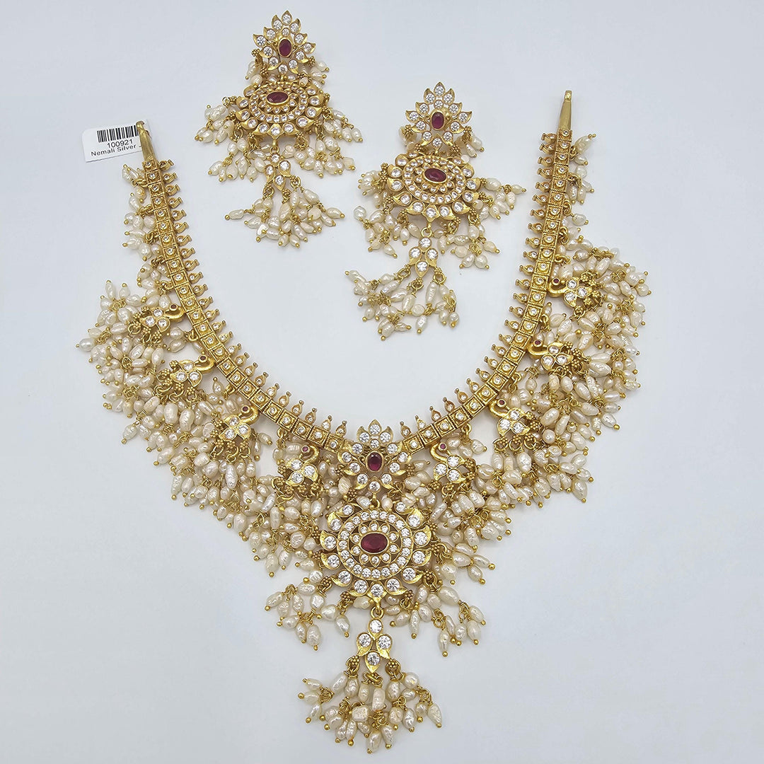 Silver guttapoosalu set