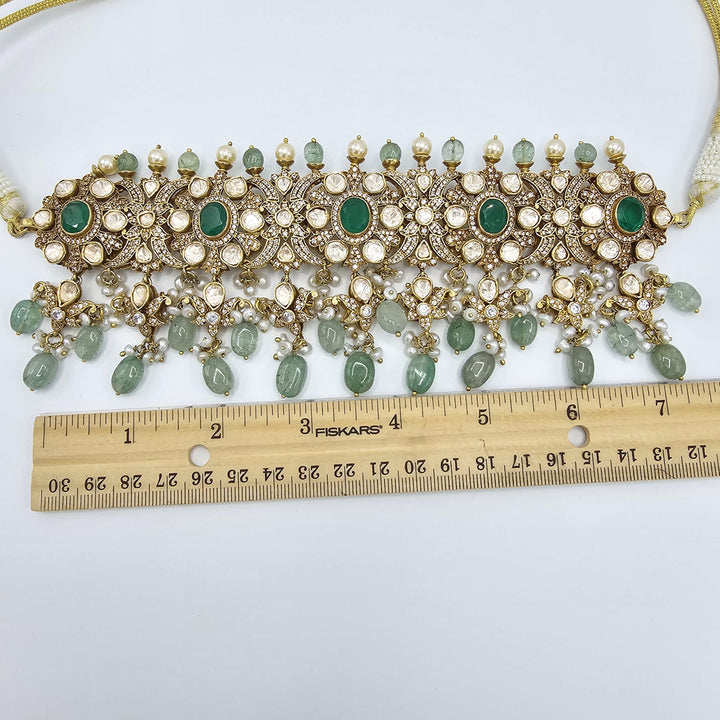 Silver victorian choker