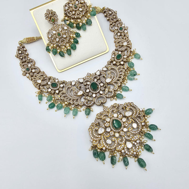 92.5 moissanite necklace set