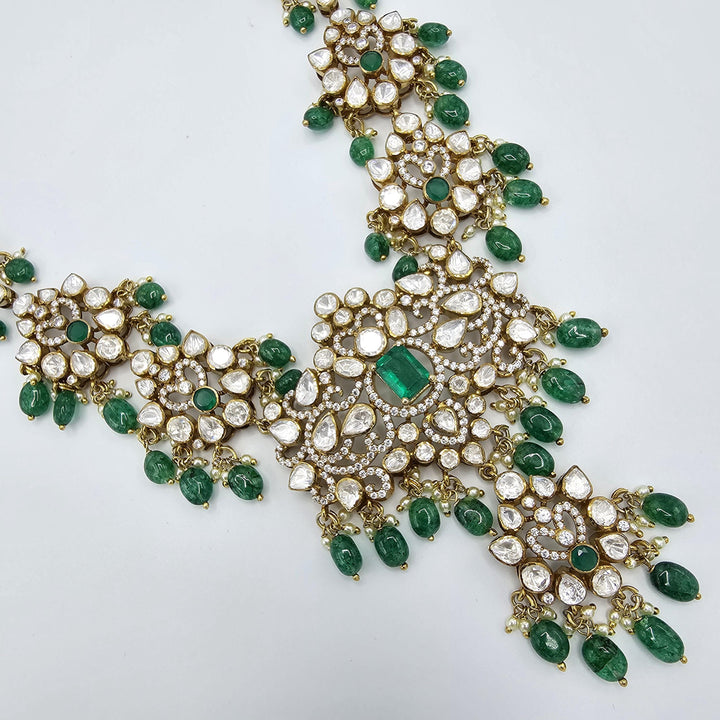 Victorian moissanite necklace