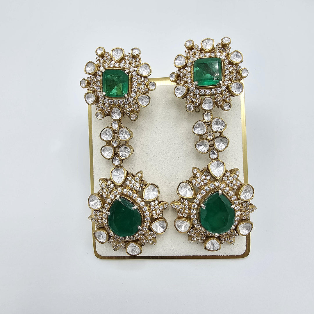 Victorian moissanite necklace