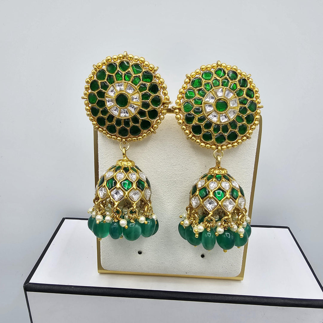 Partywear Silver jumka