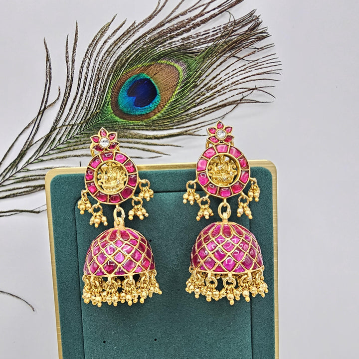 Silver Jadau Kundan