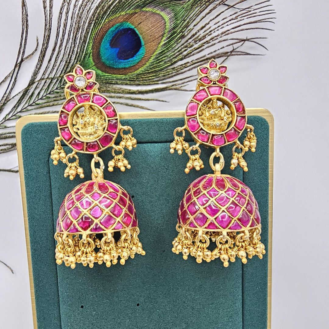 Silver Jadau Kundan