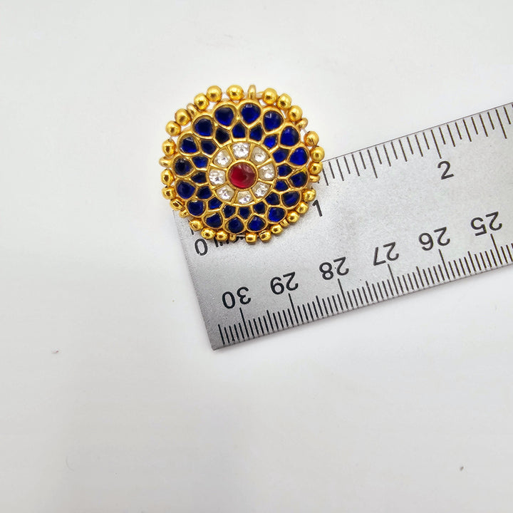 bLUE Kundan studs