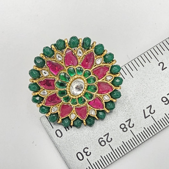 green Silver Studs