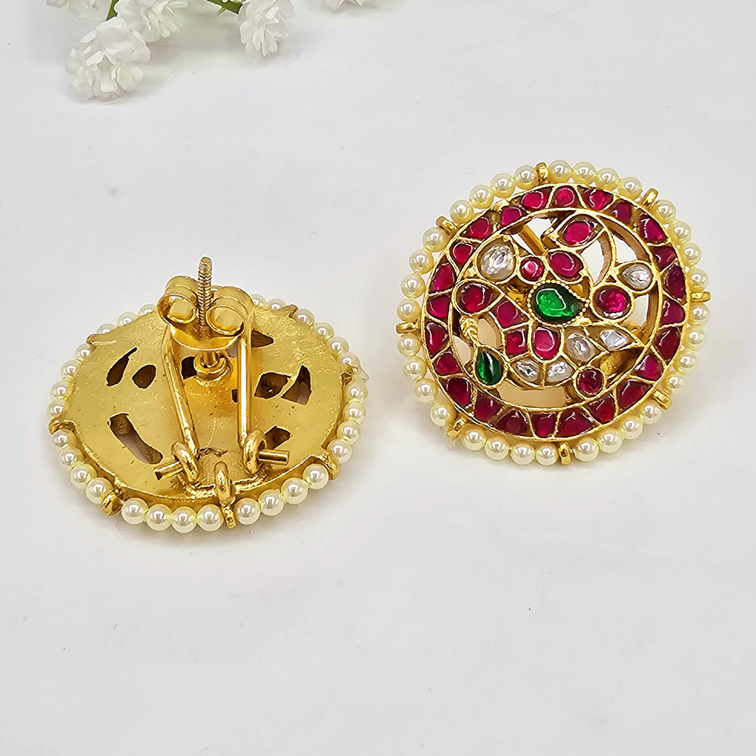 Jadau Kundan studs