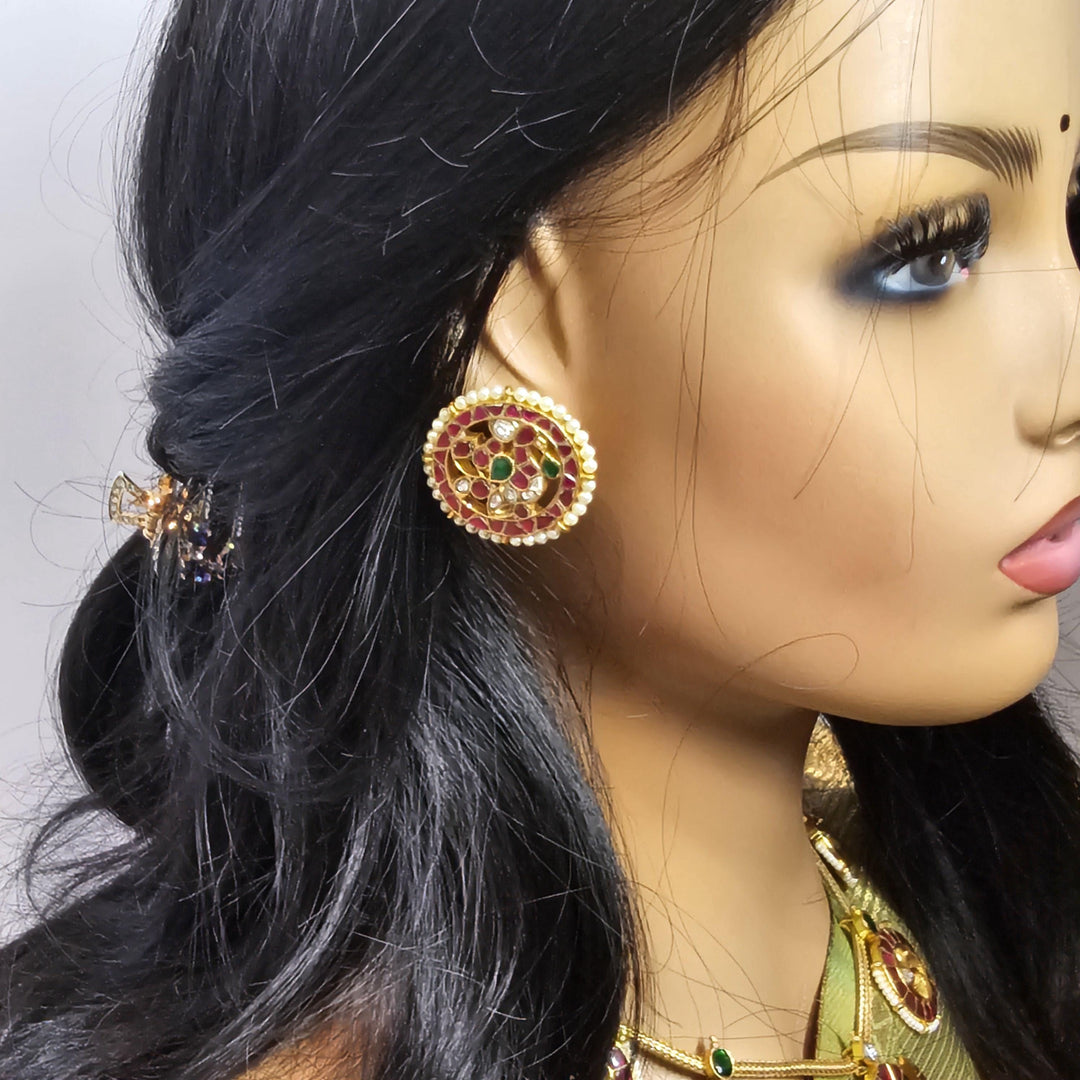 Jadau Kundan studs