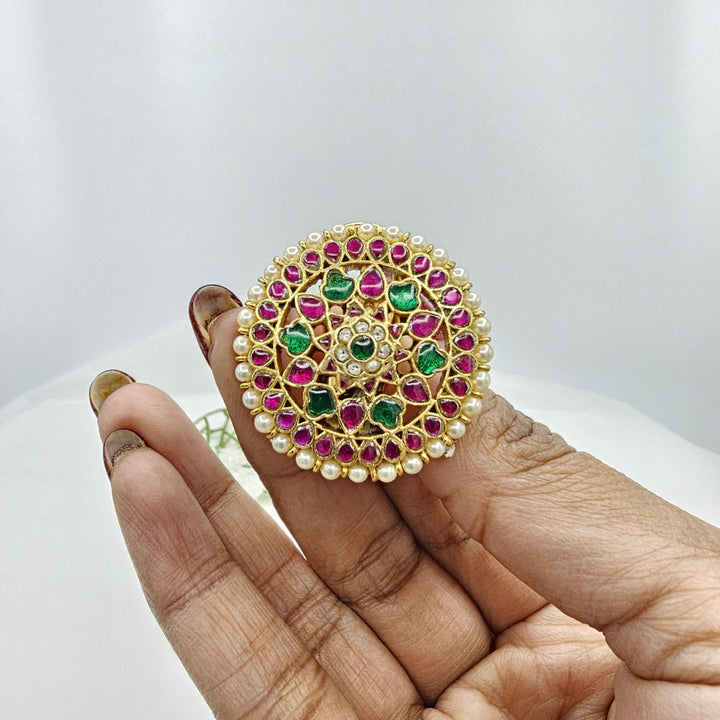 92.5 Silver Kundan studs
