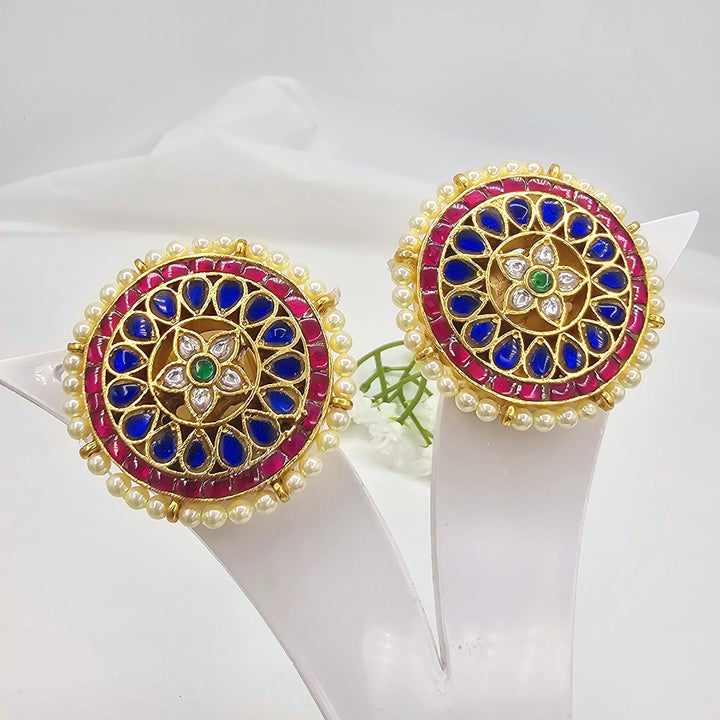 Blue Silver Studs