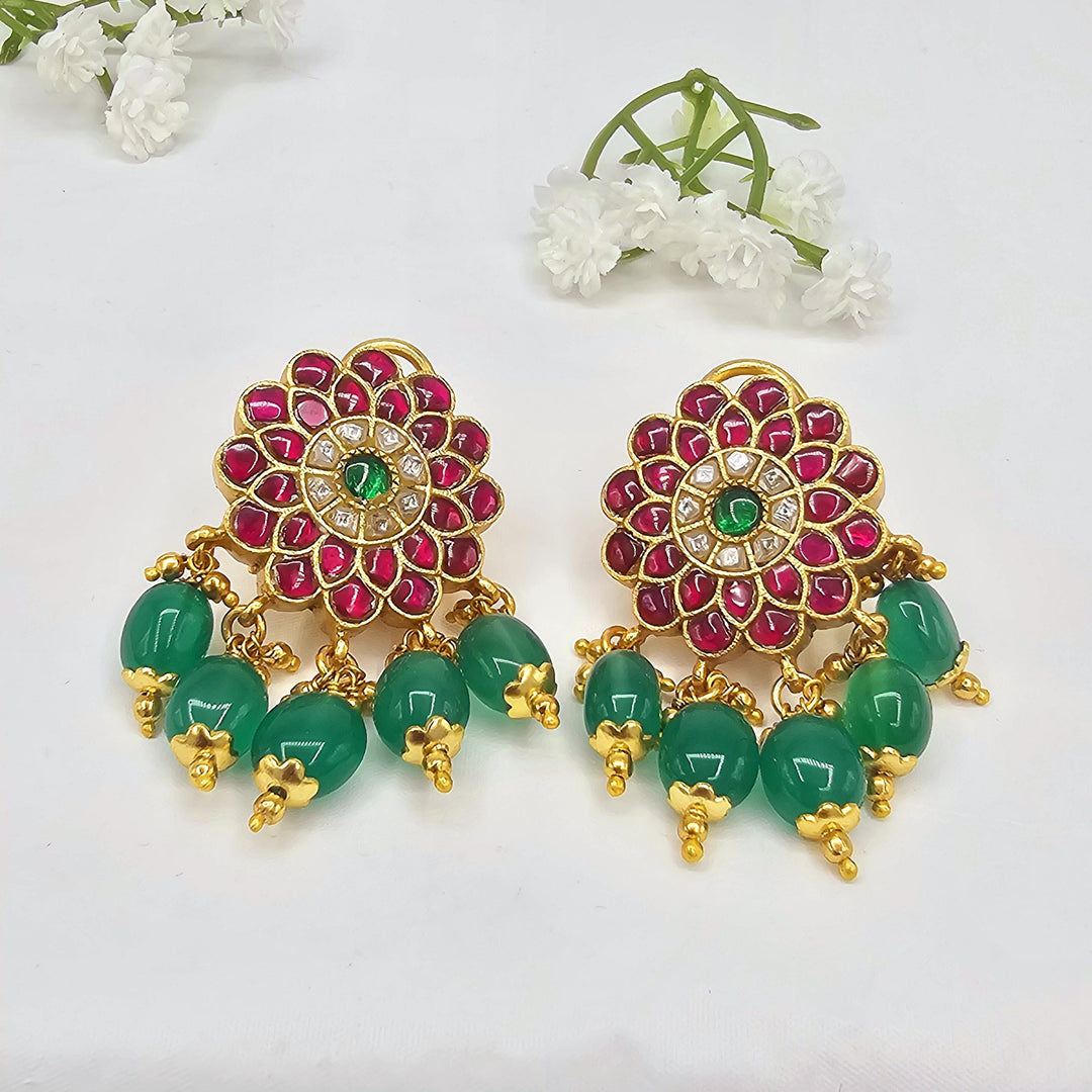 Partywear Silver earring