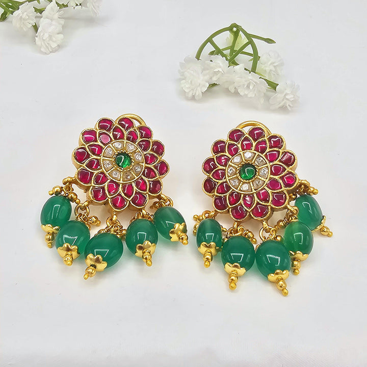 Partywear Silver earring