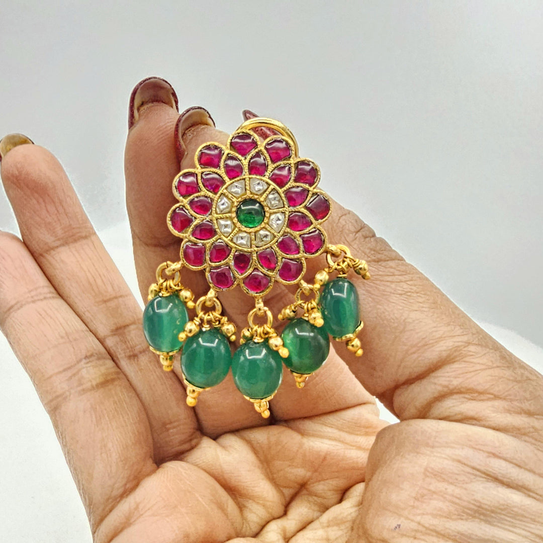 Partywear Silver earring