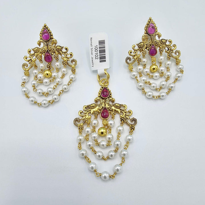 Pearl layer Pendant set