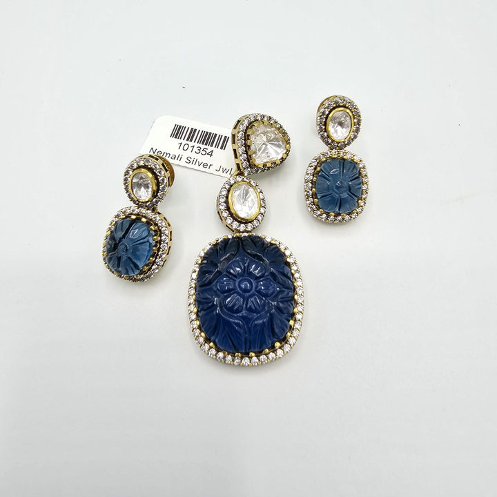 blue Pendant set