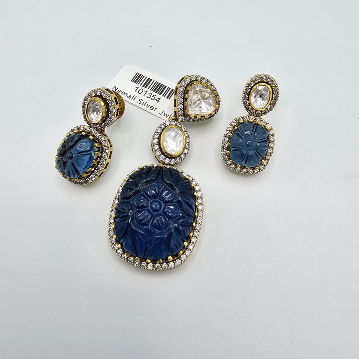 blue Pendant set