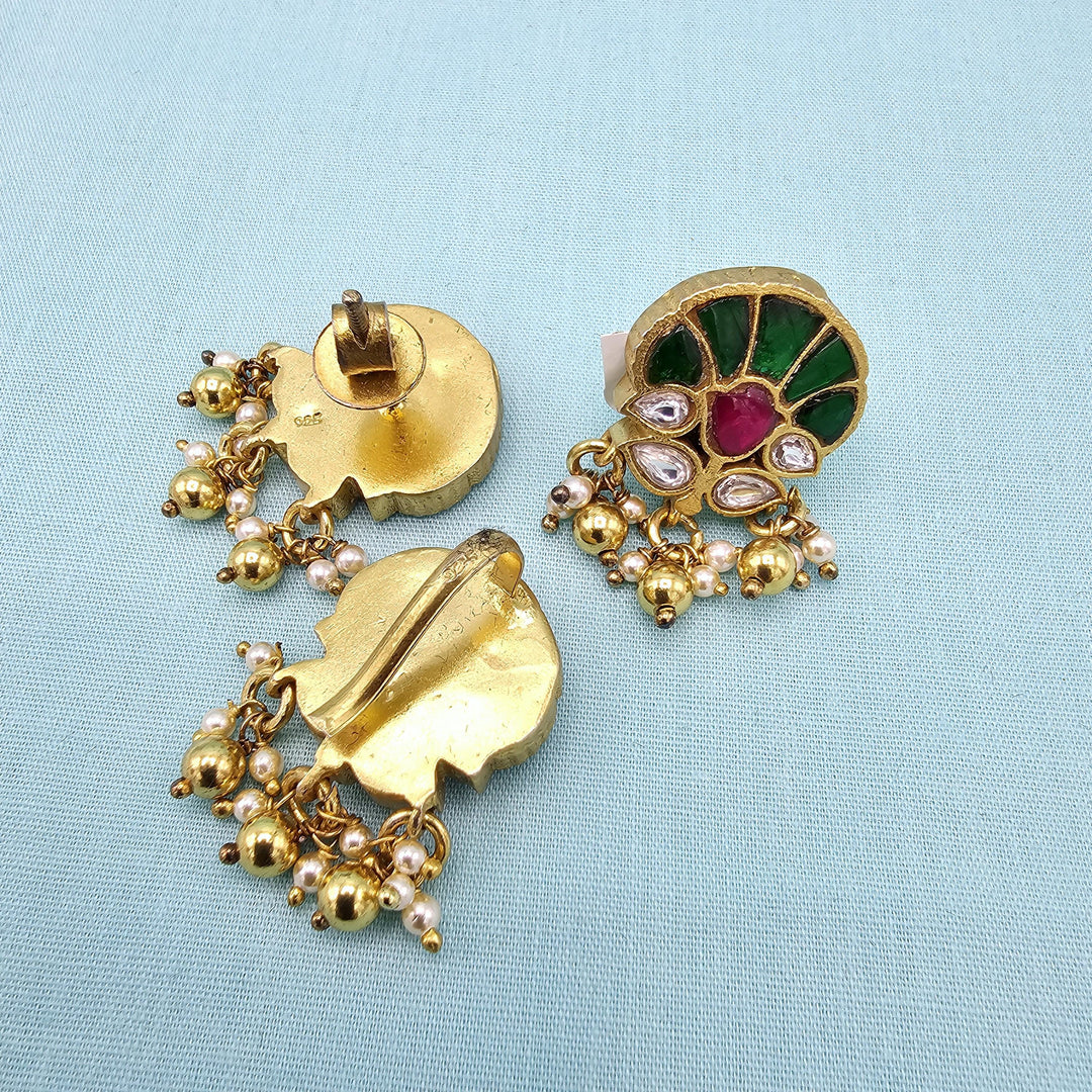 92.5 kundan pendant set