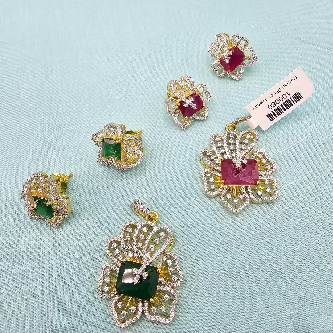 silverAAA+ CZs pendants