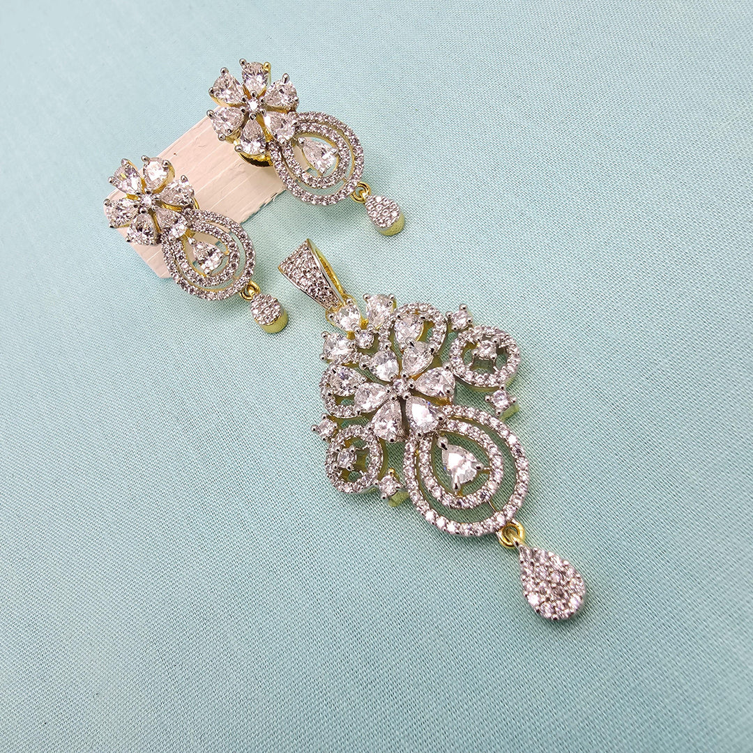 92.5 CZs pendants set