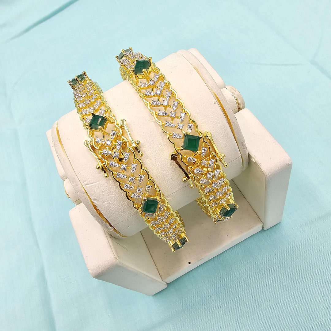92.5 Diamond Bangle set