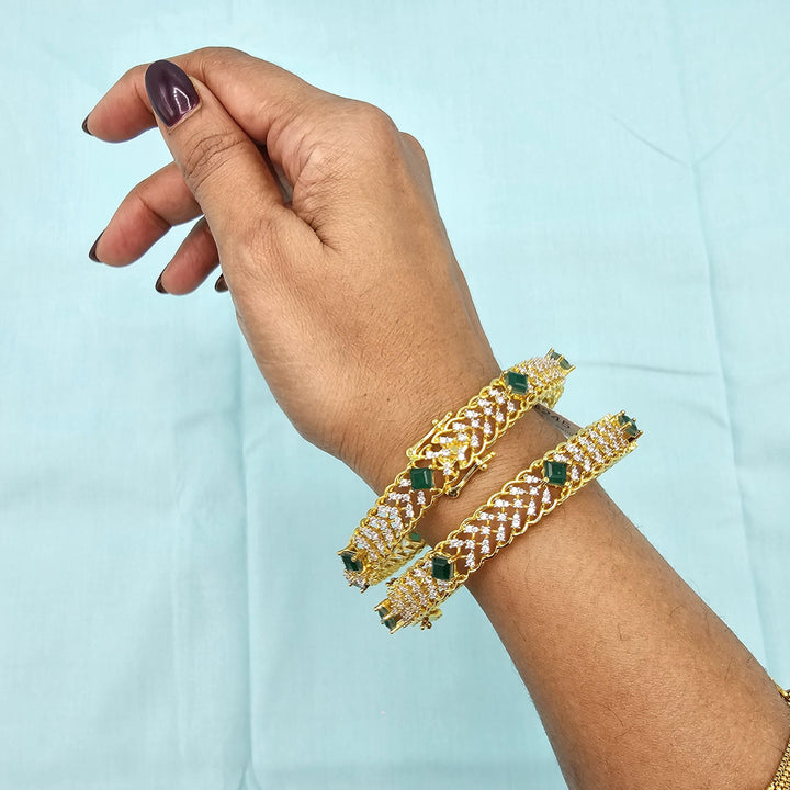 92.5 Diamond Bangle set