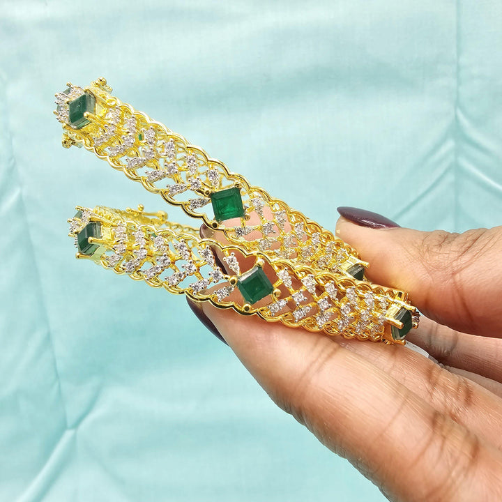 92.5 Diamond Bangle set