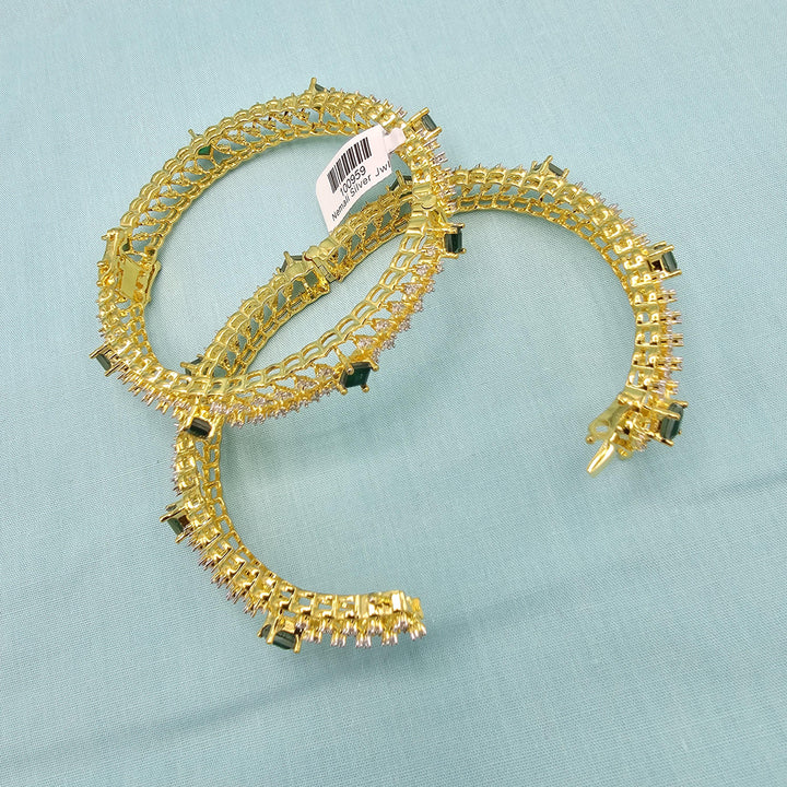 92.5 Diamond Bangle set