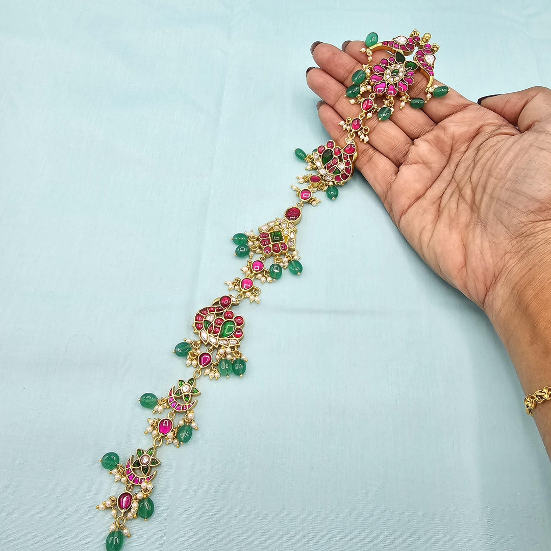 Silver Kundan JADA
