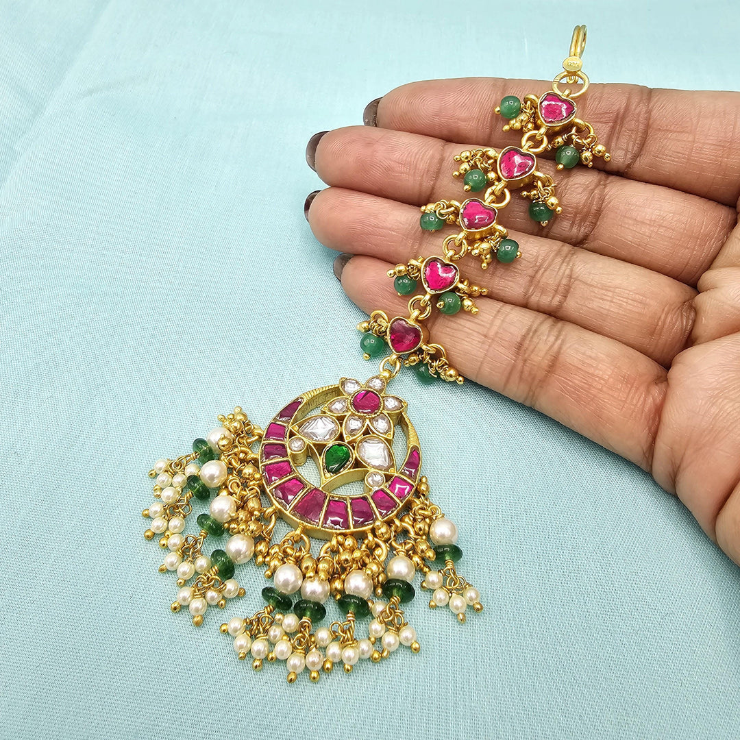 pINK & gREEN KundanS