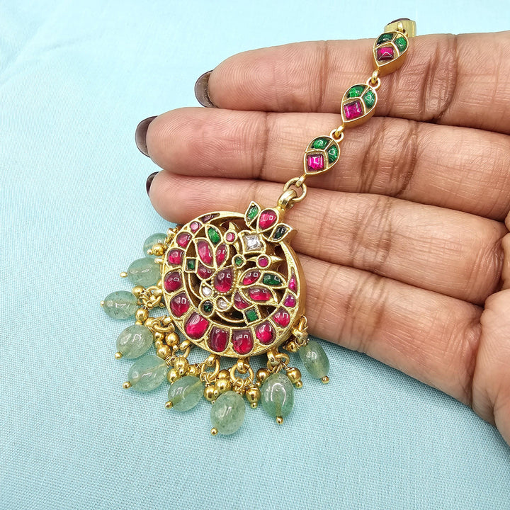 LIGHT GREEN Kundan