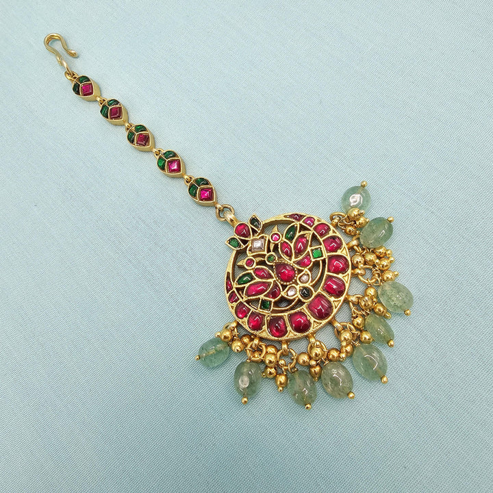 LIGHT GREEN Kundan